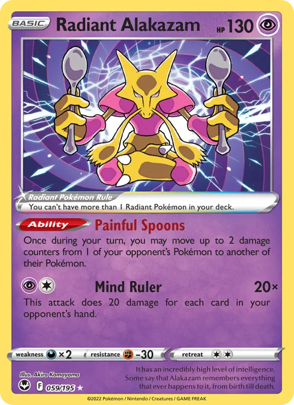 Radiant Alakazam, 059/195