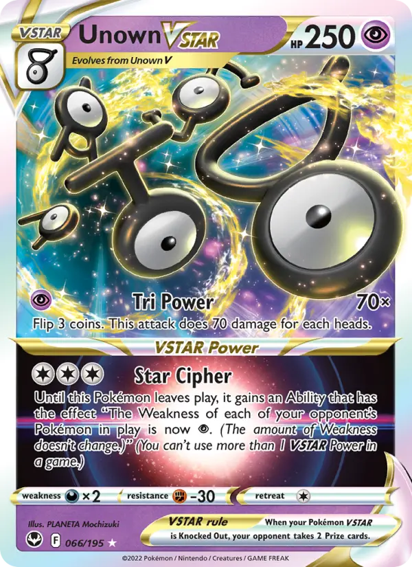 Unown VSTAR, 066/195