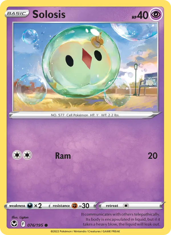 Solosis, 076/195