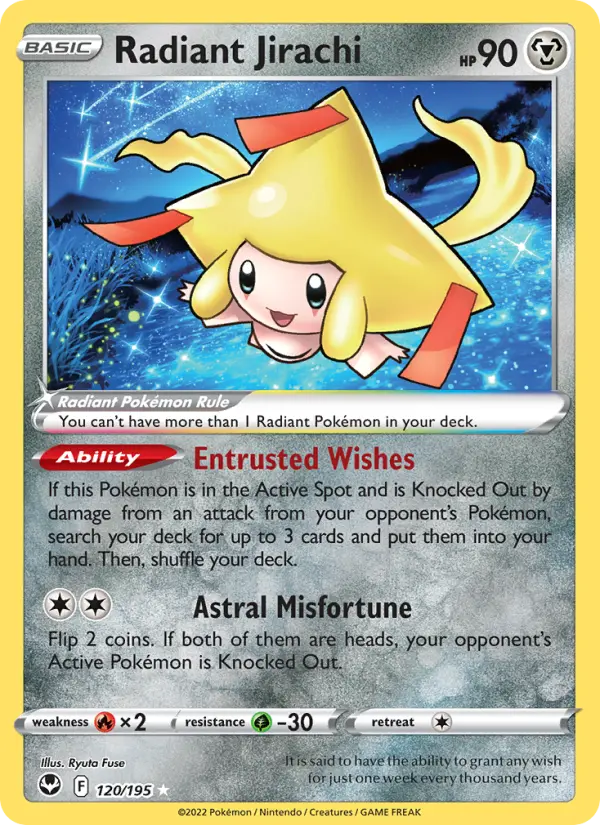 Radiant Jirachi, 120/195