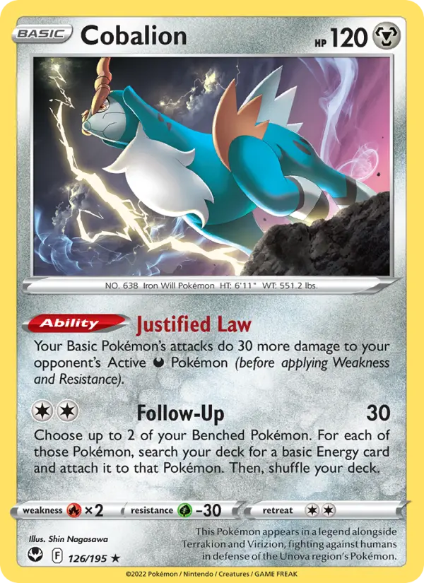Cobalion, 126/195