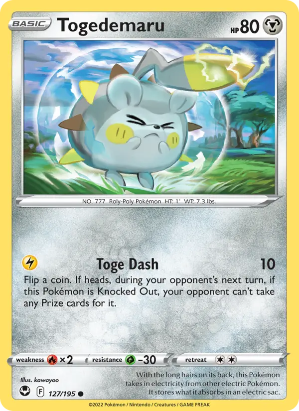 Togedemaru, 127/195