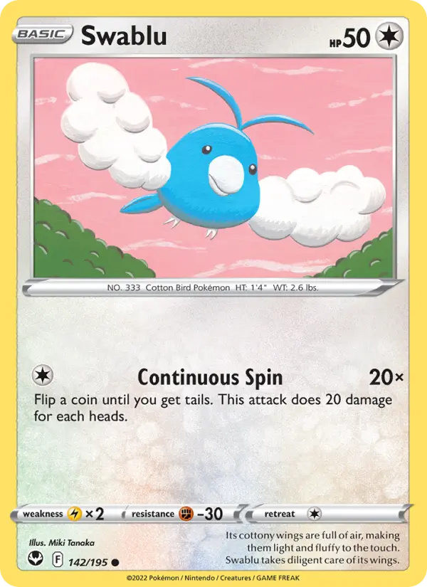 Swablu, 142/195