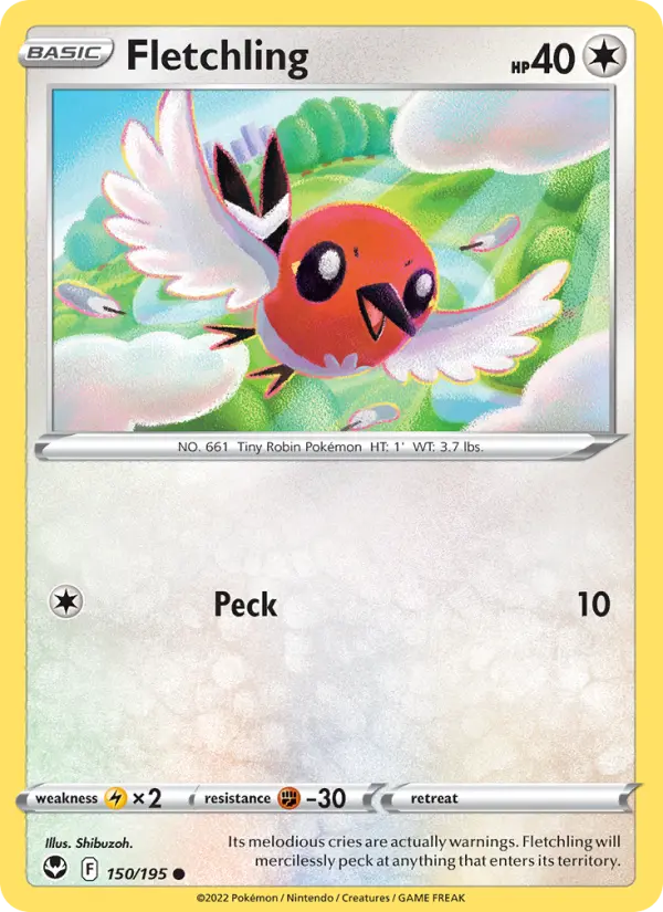 Fletchling, 150/195