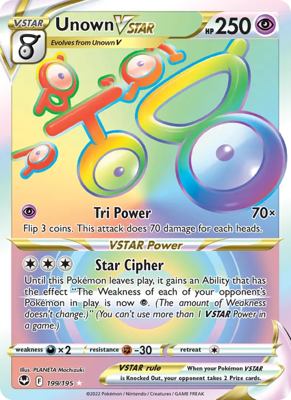 Unown VSTAR, 199/195