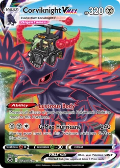 Corviknight VMAX, TG19/TG30