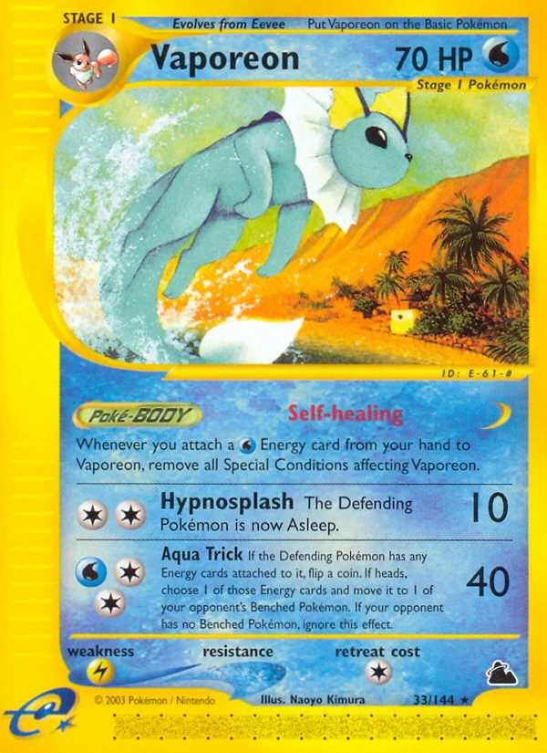 Vaporeon, 033/144