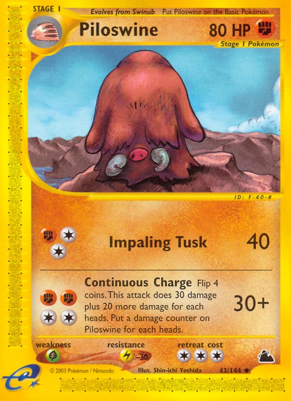 Piloswine, 043/144