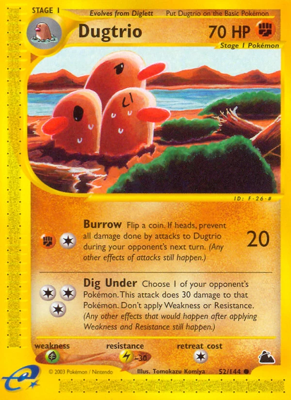 Dugtrio, 052/144