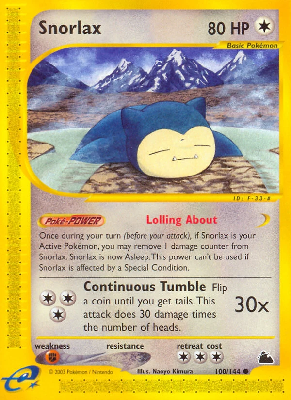 Snorlax, 100/144