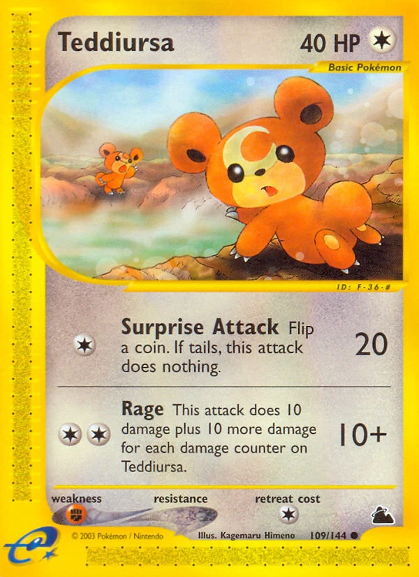 Teddiursa, 109/144