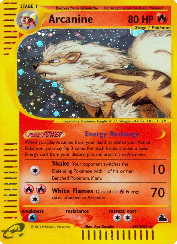 Arcanine, H02/H32