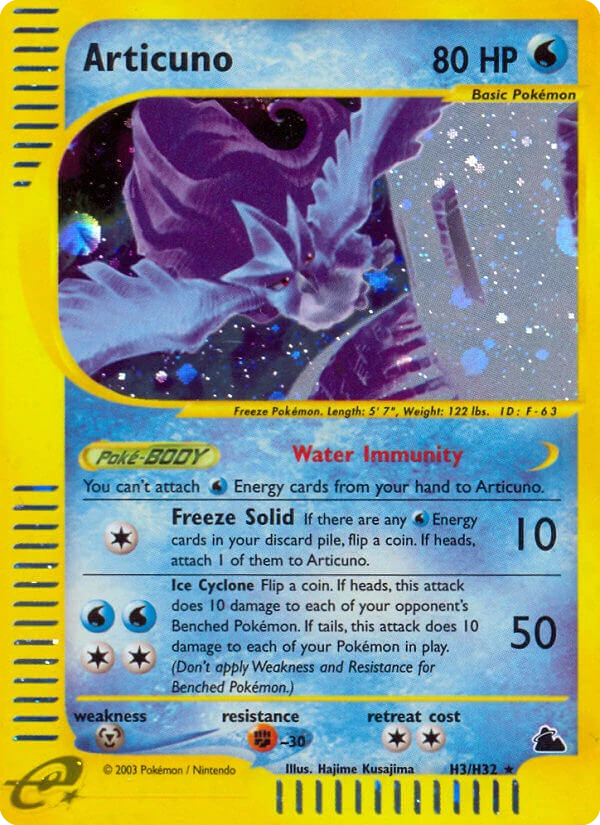 Articuno, H03/H32