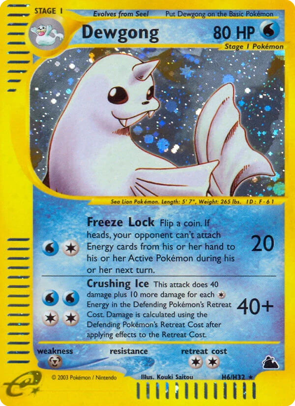 Dewgong, H06/H32