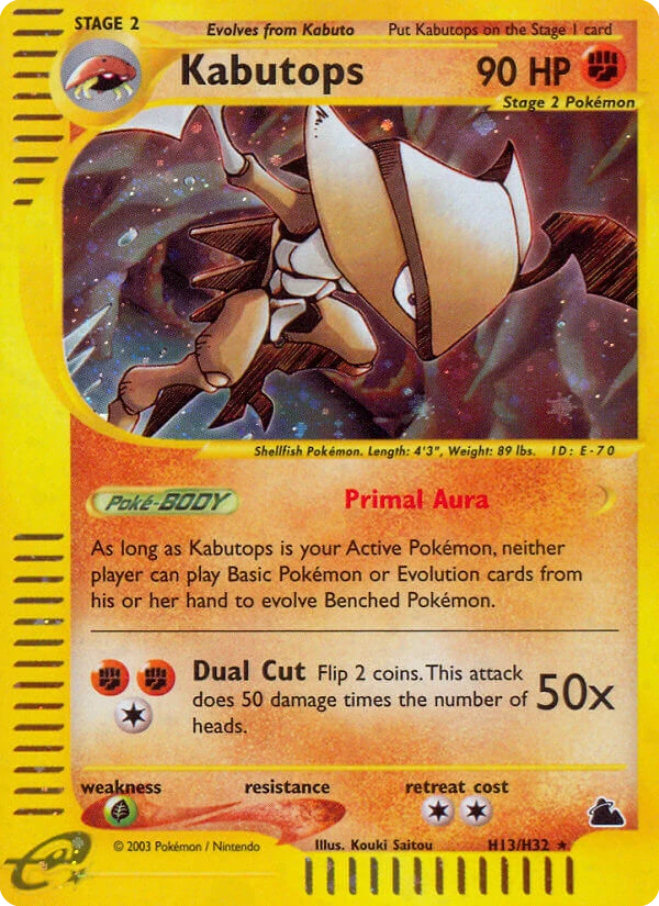 Kabutops, H13/H32