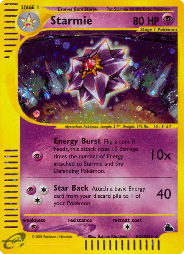 Starmie, H28/H32