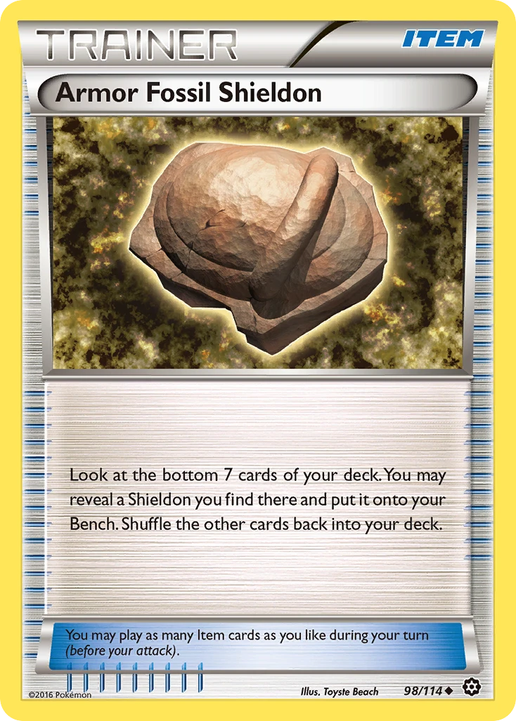 Armor Fossil Shieldon, 098/114
