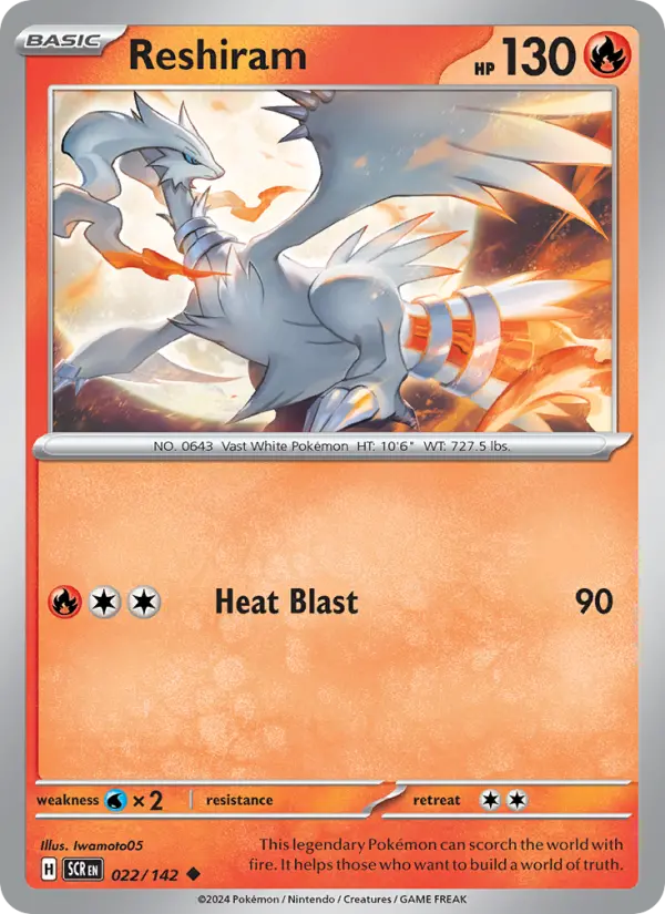 Reshiram, 022/142