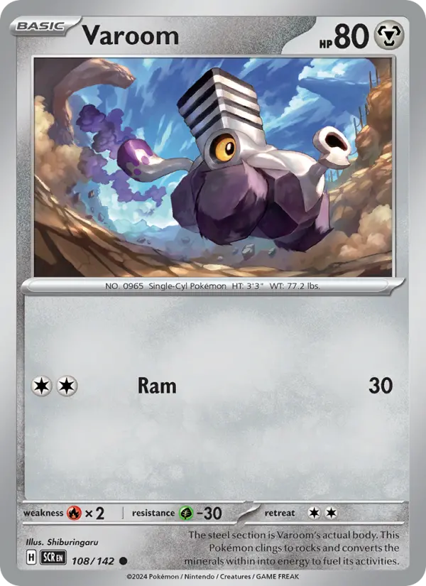 Varoom, 108/142