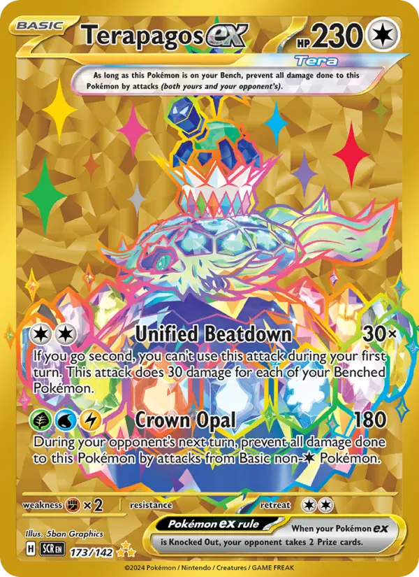 Terapagos ex, 173/142