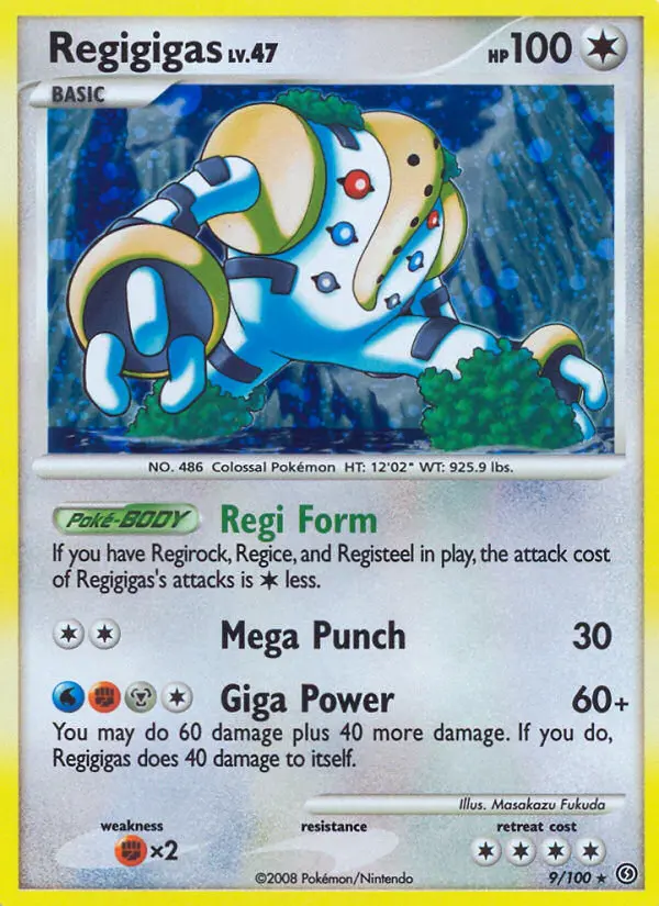 Regigigas, 9/100