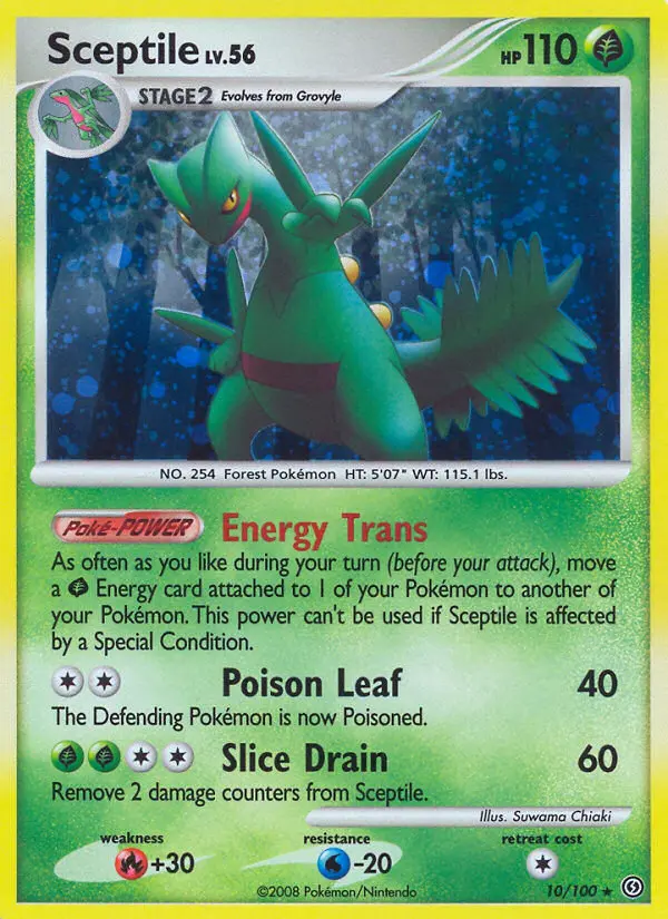 Sceptile, 10/100