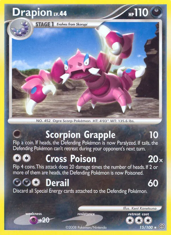 Drapion, 15/100