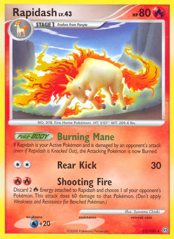 Rapidash, 22/100