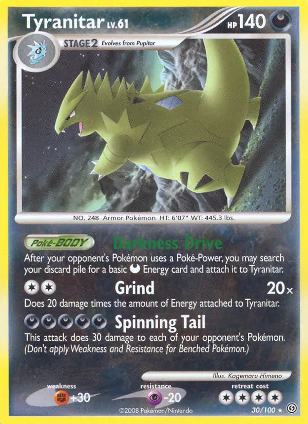 Tyranitar, 30/100