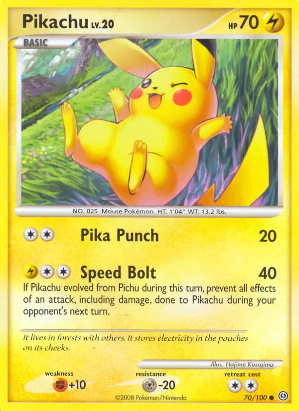 Pikachu, 70/100