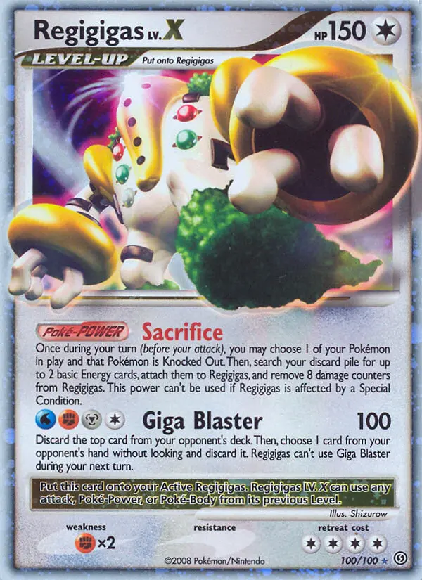 Regigigas, 100/100