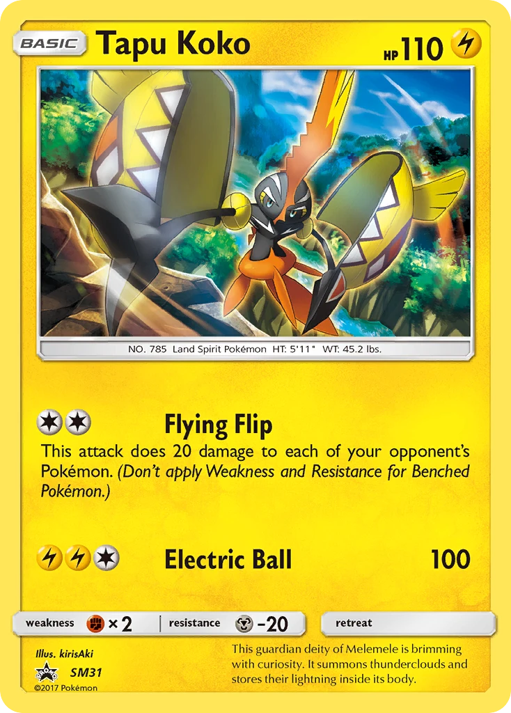 Tapu Koko, SM31/SM248