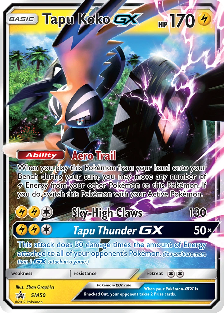 Tapu Koko-GX, SM50/SM248