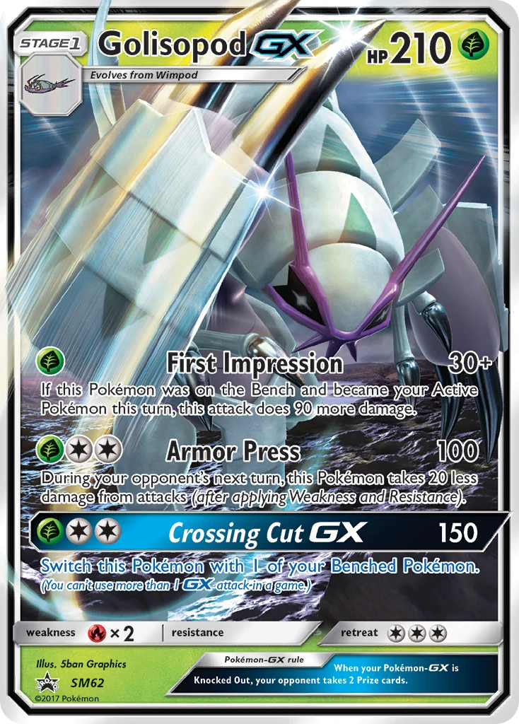 Golisopod-GX, SM62/SM248