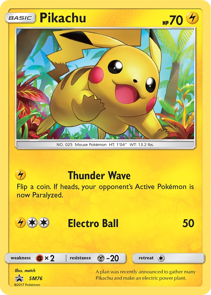 Pikachu, SM76/SM248