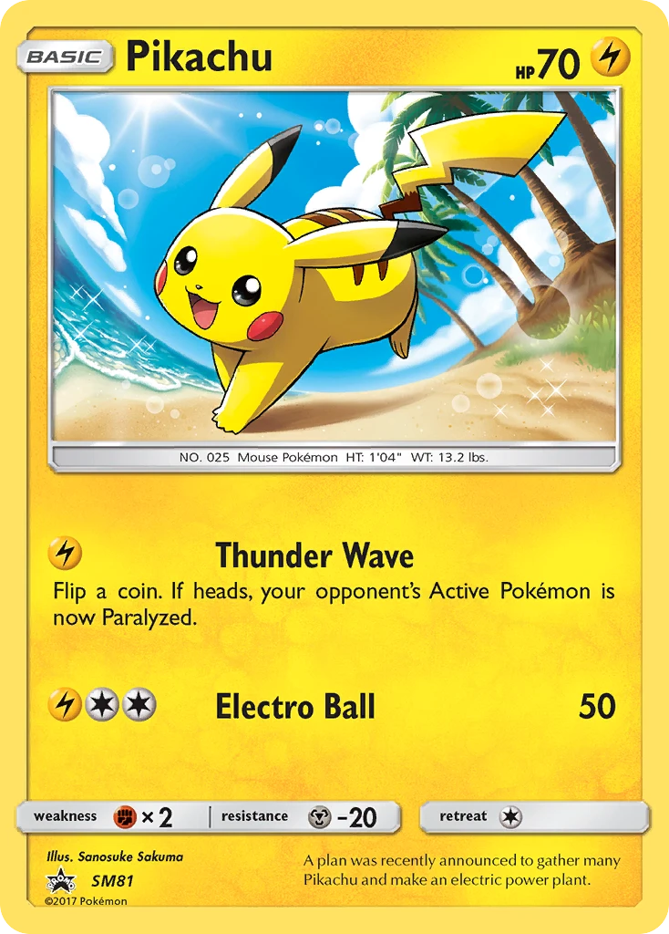Pikachu, SM81/SM248
