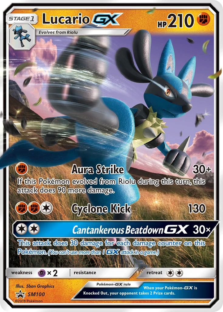 Lucario-GX, SM100/SM248