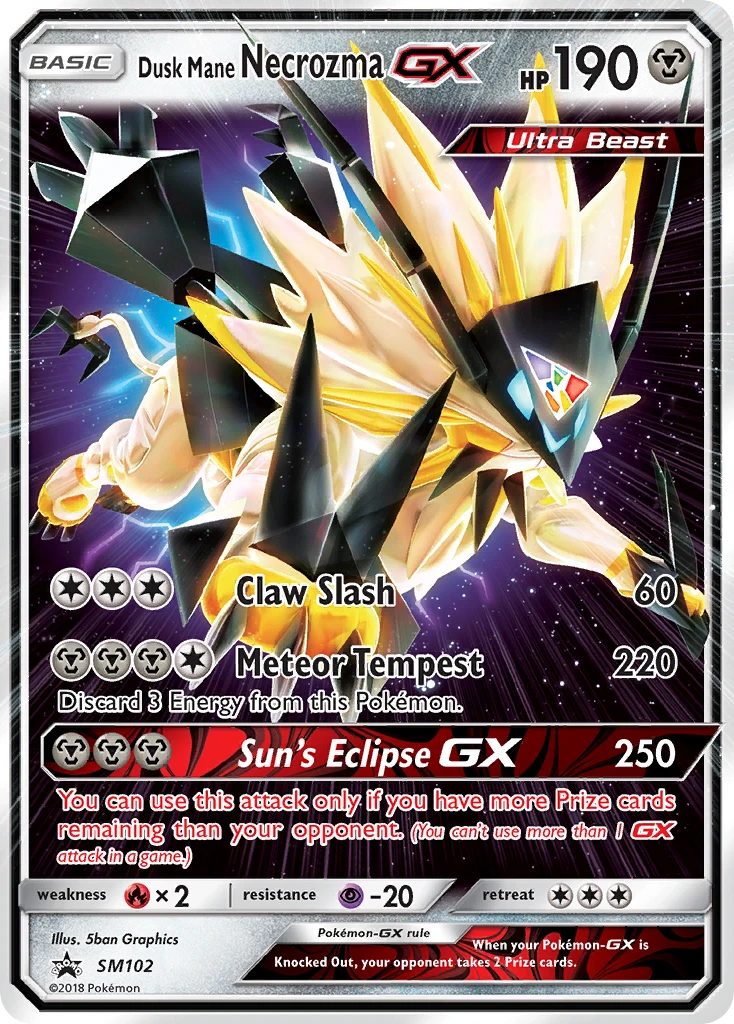 Dusk Mane Necrozma-GX, SM102/SM248