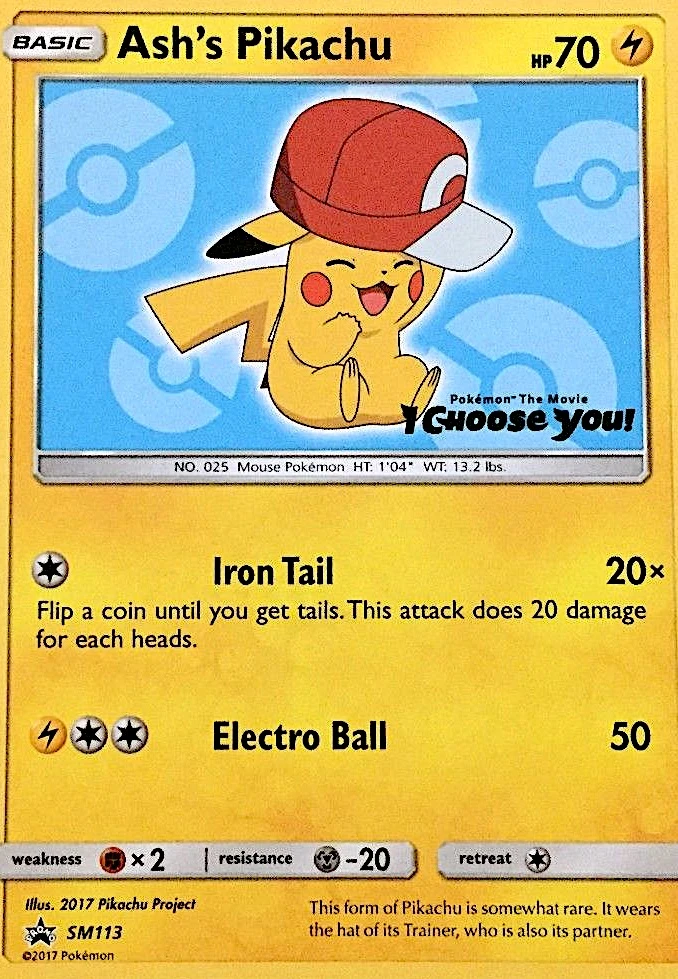Ash's Pikachu, SM113/SM248