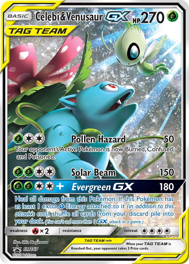 Celebi & Venusaur-GX, SM167/SM248