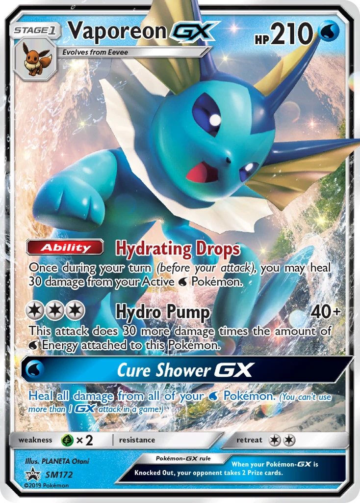Vaporeon-GX, SM172/SM248