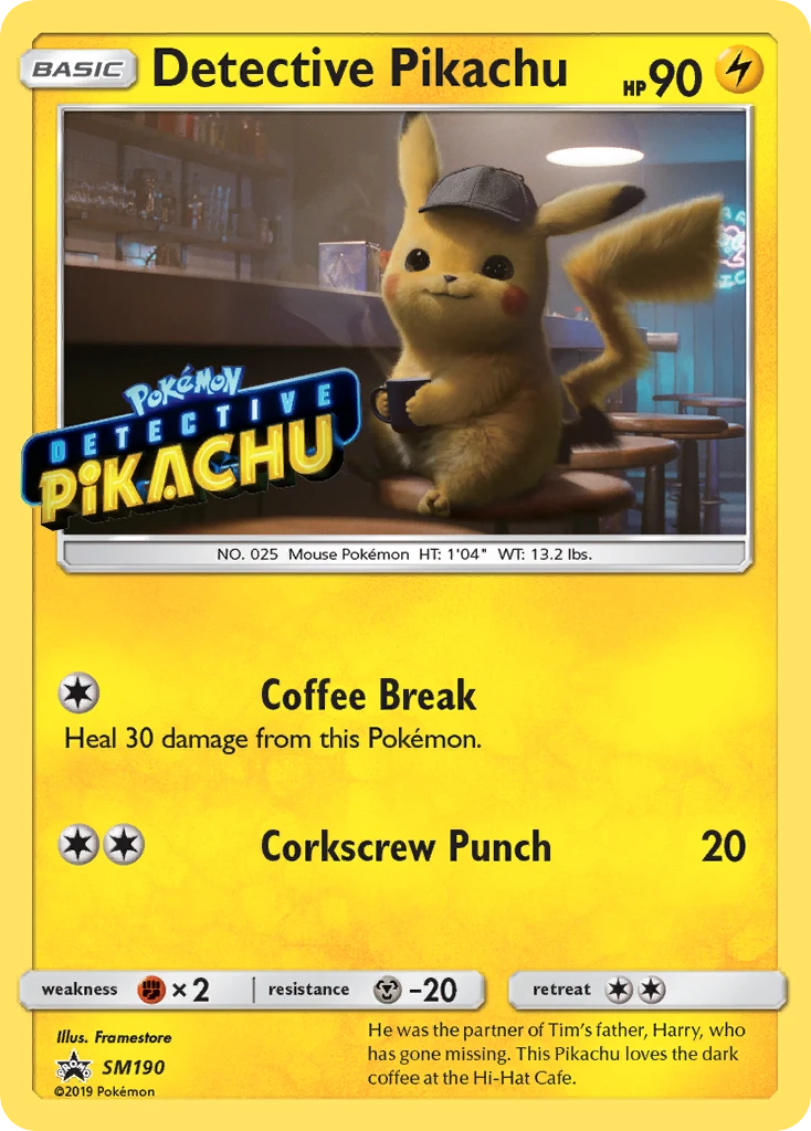 Detective Pikachu, SM190/SM248