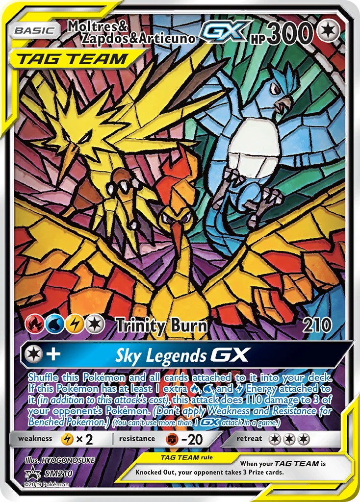 Moltres & Zapdos & Articuno-GX, SM210/SM248