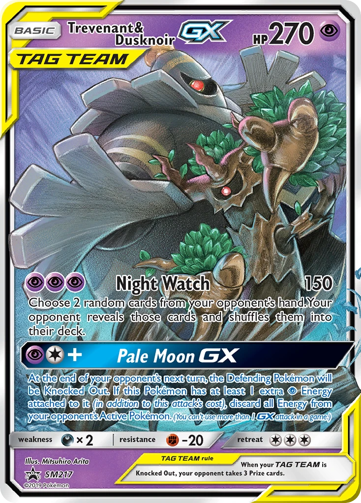 Trevenant & Dusknoir-GX, SM217/SM248