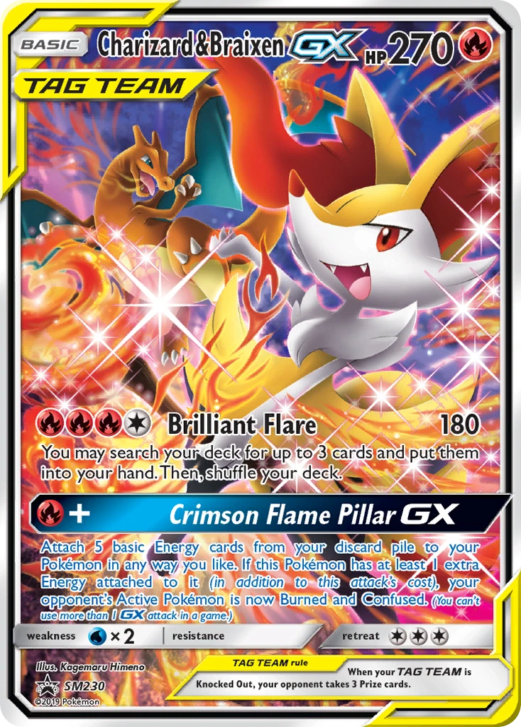 Charizard & Braixen-GX, SM230/SM248