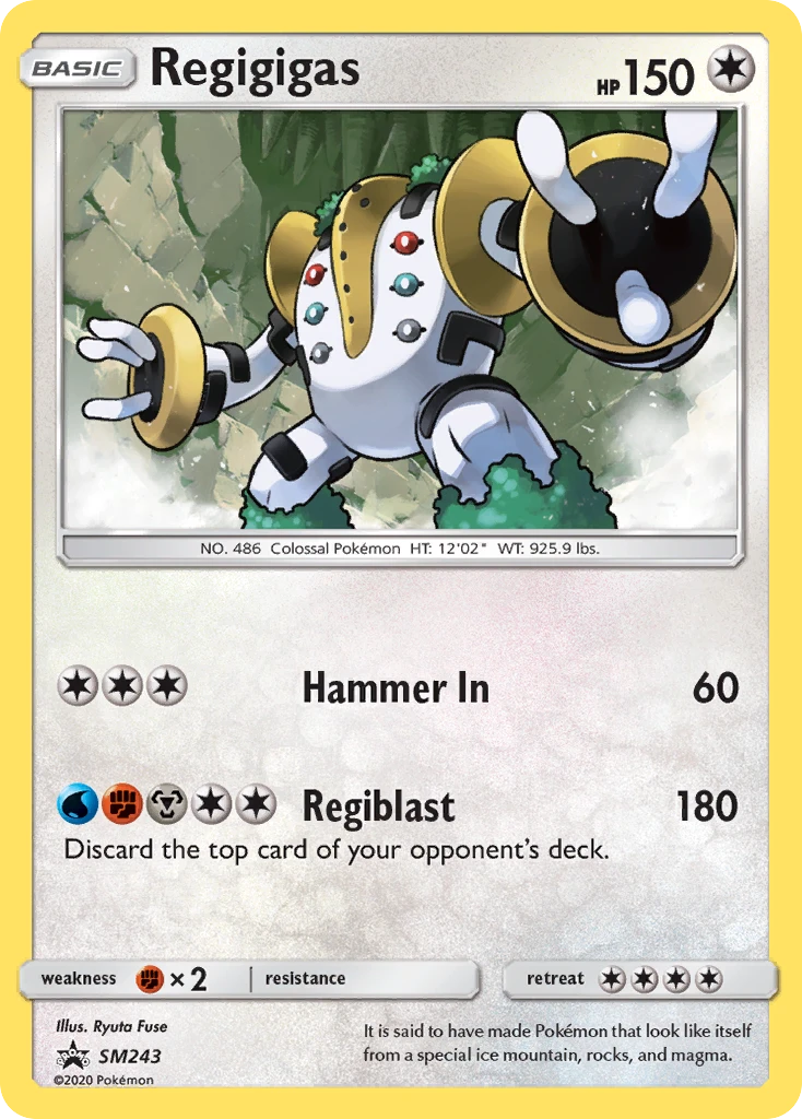 Regigigas, SM243/SM248