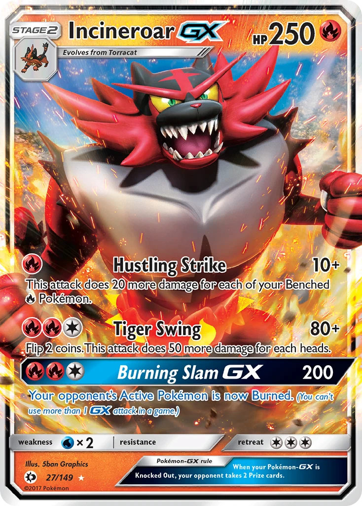 Incineroar-GX, 027/149