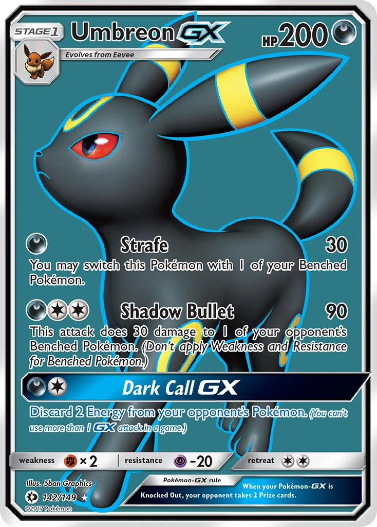 Umbreon-GX, 142/149