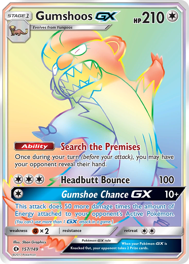 Gumshoos-GX, 157/149