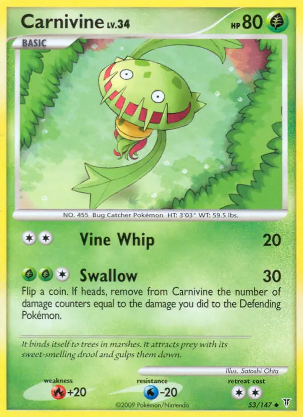 Carnivine, 53/147